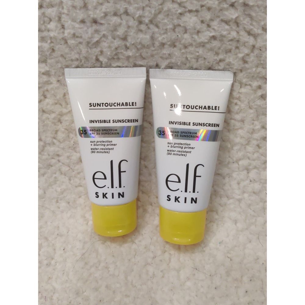e.l.f. SKIN Suntouchable! Invisible Sunscreen SPF‎ 35, Exp 07/2025 (2-pack)
